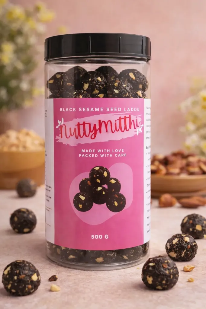 Black Sesame Laddu (Kala Til Laddu)  